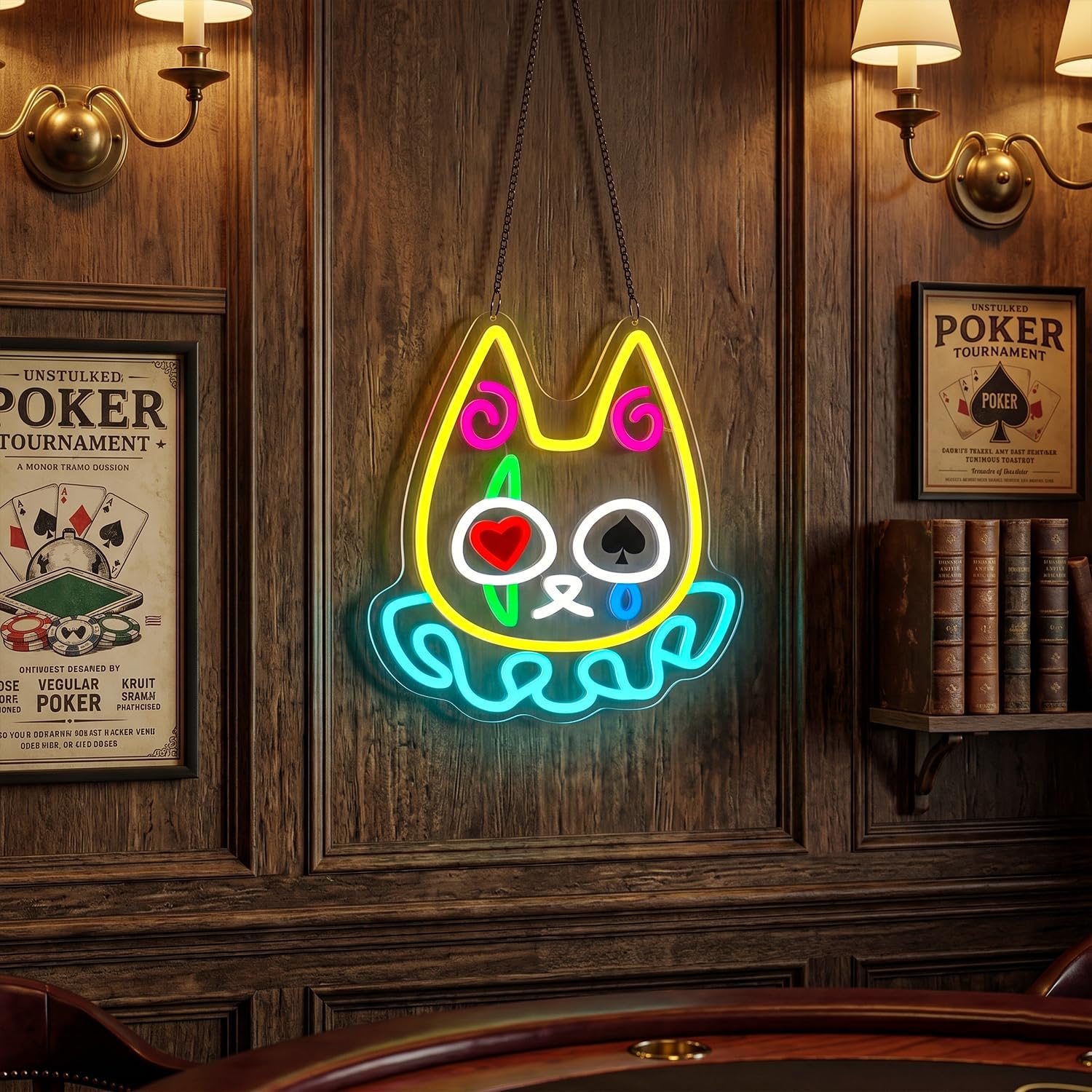 Clown Cat LED Neon Sign USB 5V - đánh giá và giá Neon Sign Party