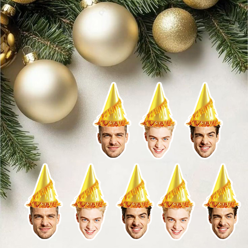 20/30pcs Personalized Human Fa - đánh giá và giá Party Hat Cone