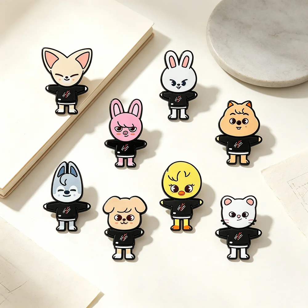 8pcs KPOP Cartoon Brooch Anima - đánh giá và giá Supply Event