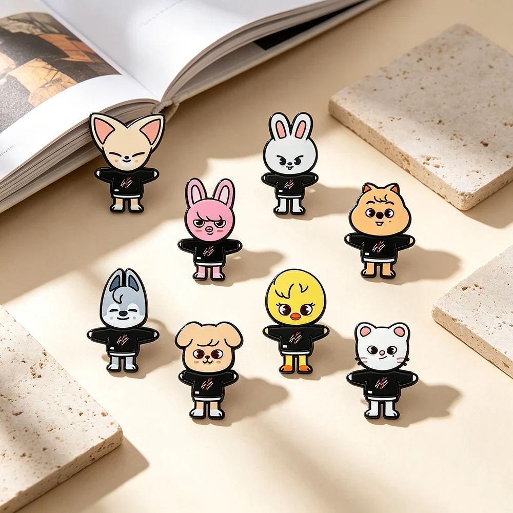 8pcs KPOP Cartoon Brooch Anima - đánh giá và giá Supply Event