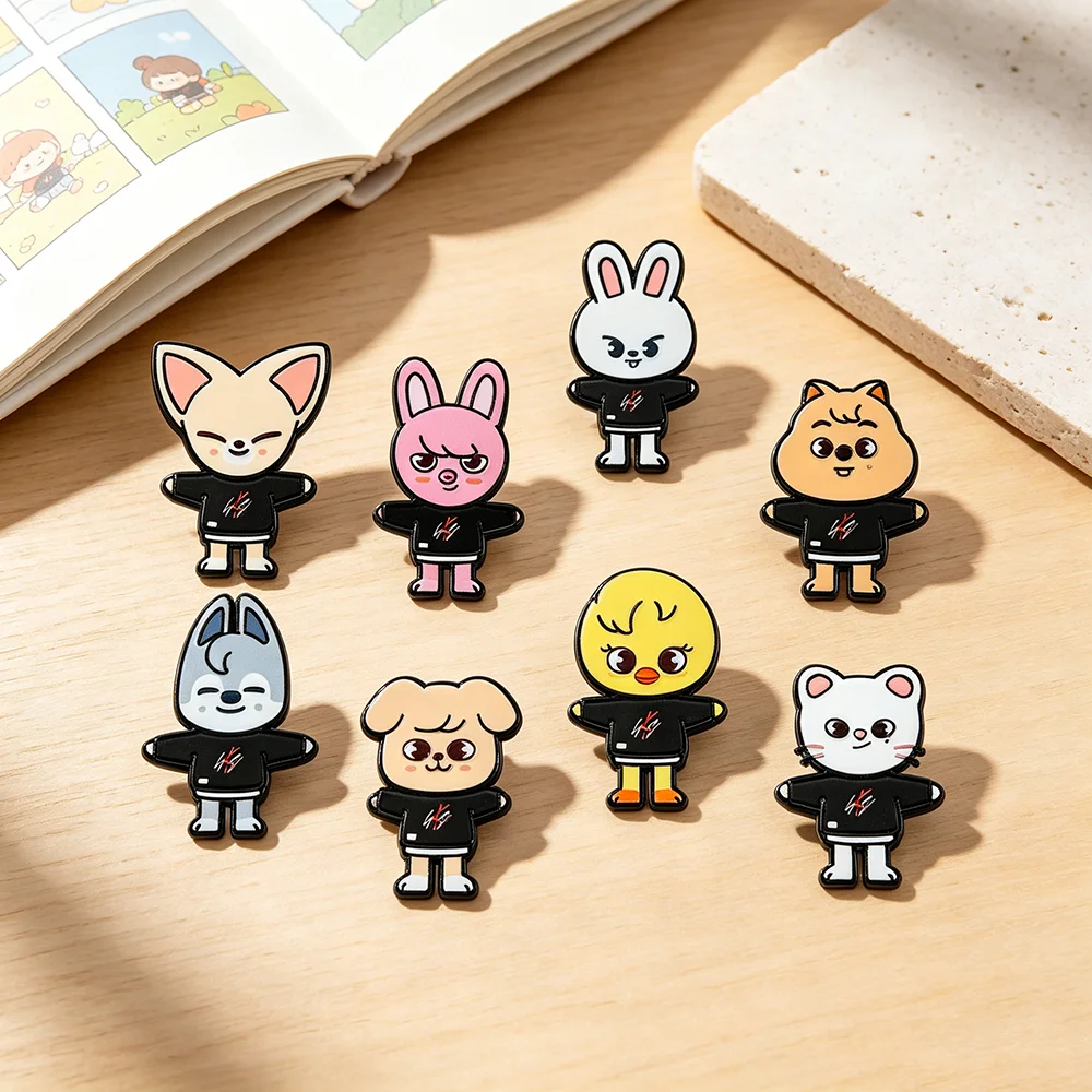 8pcs KPOP Cartoon Brooch Anima - đánh giá và giá Supply Event