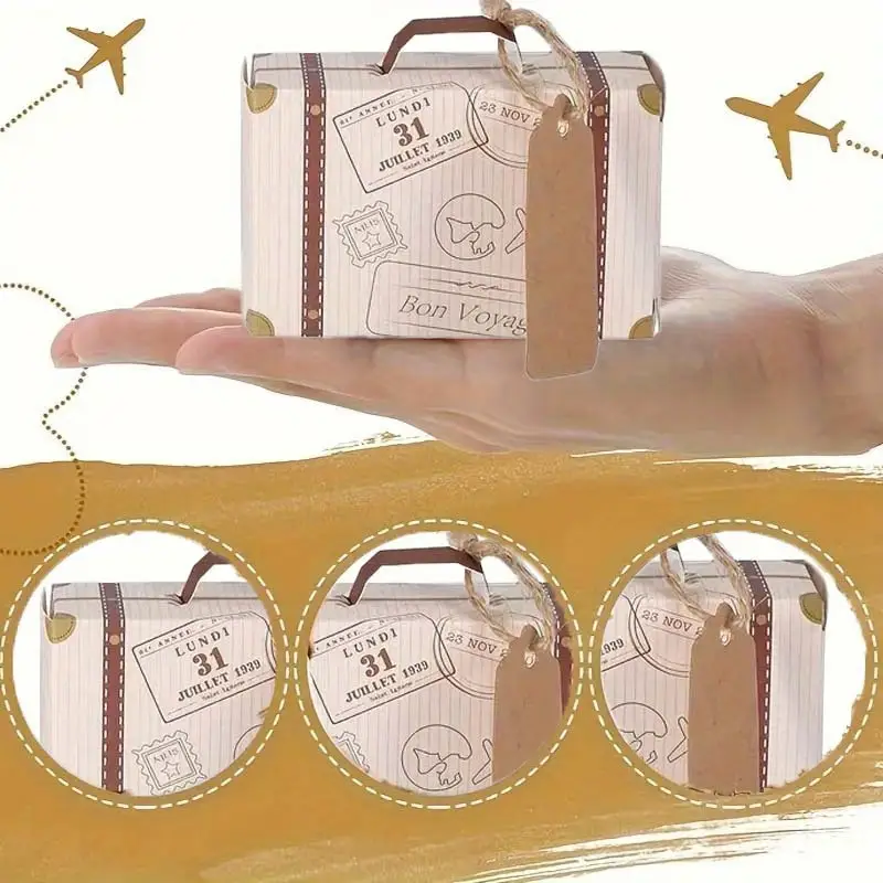 Mini Suitcase Candy Box for Bi - đánh giá và giá Event Party Box
