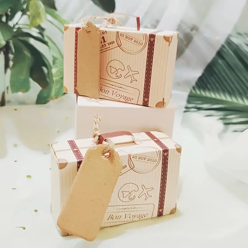 Mini Suitcase Candy Box for Bi - đánh giá và giá Event Party Box