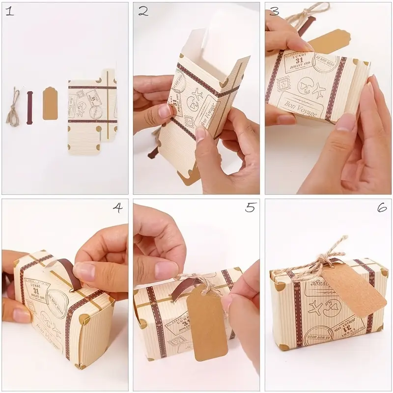 Mini Suitcase Candy Box for Bi - đánh giá và giá Event Party Box